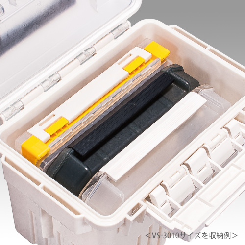 VS-3010サイズを収納したメーカー使用例。写真の中身のケースはBM-185の付属品ではありません。